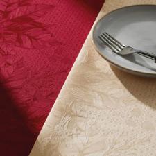 Toalha de mesa Flor do Natal Karsten retangular 8 Lugares Vermelho