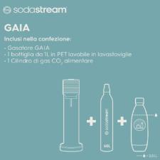 Mquina para Gaseificar gua Gaia SodaStream Branca