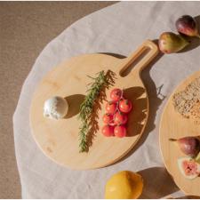 TABUA REDONDA EM BAMBU OU TABUA REDONDA EM BAMBU OU