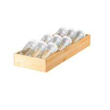 ORGANIZADOR DE TEMPEROS KEEP BAMBU 10 PECAS ORGANIZADOR DE TEMPEROS KEEP BAMBU 10 PECAS