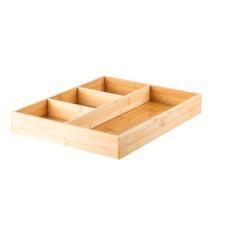 ORGANIZADOR DE GAVETAS KEEP BAMBU 4 SECOES OU