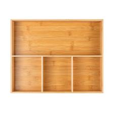 ORGANIZADOR DE GAVETAS KEEP BAMBU 4 SECOES OU