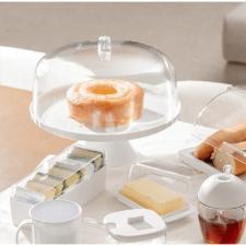 BOLEIRA FESTA COM PE BEGE OU