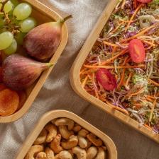 BOWL QUADRADO BAMBU 21CM