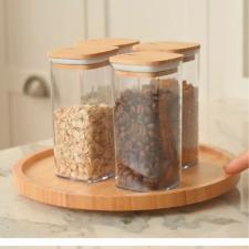 ORGANIZADOR GIRATORIO BAIXO KEEP BAMBU OU