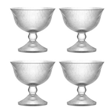 Conjunto com 4 Taas de Vidro com P GFT 200 ml