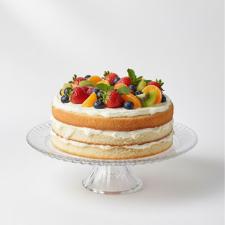 PRATO PARA BOLO COM PE LINHA ELEGANZA UNICA 32CM