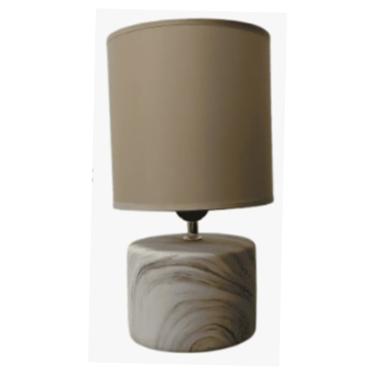 ABAJUR SOHO CERAMIC BEGE RIO HOME UNICA 29CM