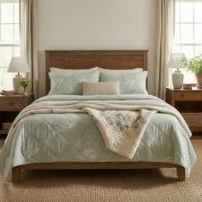 COLCHA QUEEN 3 PCS 240X260CM 200 FIOS 100% ALG MAUREN KARSTEN 240X260CM