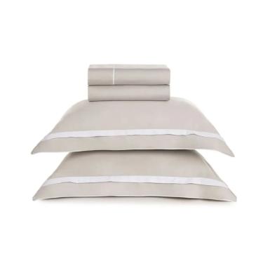 Jogo de Cama Queen Size Karsten 300 Fios Algodo Egpcio 4 Peas Lara