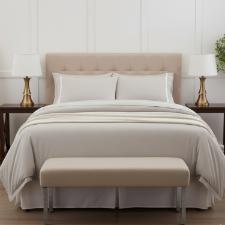 Jogo de Cama Queen Size Karsten 300 Fios Algodo Egpcio 4 Peas Lara