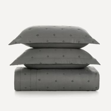 JOGO DE COLCHA JUNO QUEEN 200FIOS 100%ALGODO KARSTEN 240X260CM