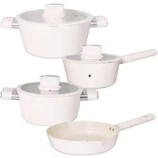 JOGO DE PANELAS CHICAGO 4PCS  INDUCAO BRANCA