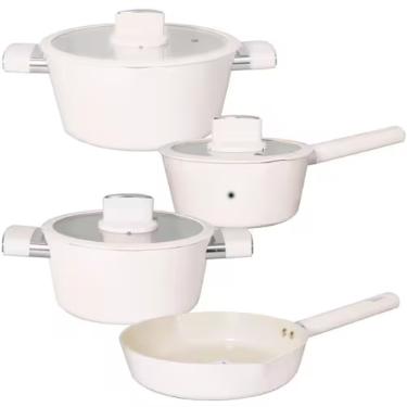 JOGO DE PANELAS CHICAGO 4PCS  INDUCAO BRANCA