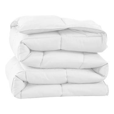 EDREDOM QUEEN COMFORTER BRANCO TOQUE PLUMA SONHARE