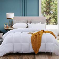 EDREDOM QUEEN COMFORTER BRANCO TOQUE PLUMA SONHARE