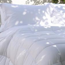 EDREDOM CASAL COMFORTER BRANCO TOQUE PLUMA SONHARE