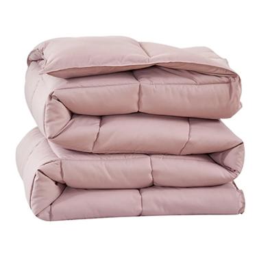 EDREDOM CASAL COMFORTER ROSA TOQUE PLUMA SONHARE