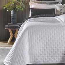 COBRE LEITO QUEEM  BRANCO  TOQUE DE ALGODAO HEDRONS