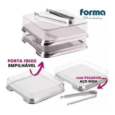 Jogo de porta frios Forma Vision 15,5x15,5cm 3 peas.