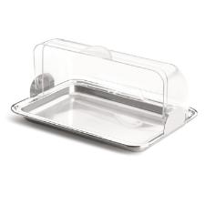 Porta-po em inox e acrlico Forma Vision 29x21x13cm.