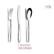 Faqueiro em inox Brinox Lyon 42 peas.