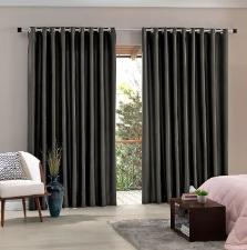 Cortina Corta Luz Bella Janela Blend 5,40x2,50m Preta