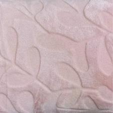 Manta Flannel Habitat Folhas Queen Rosa 2,20m x 2,40m