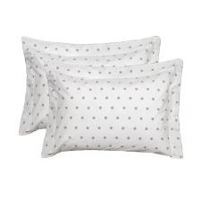 Jogo de Cama Casal Algodo Egpicio 200 Fios Kacyumara Vintage Poa Fendi 4 Pcs