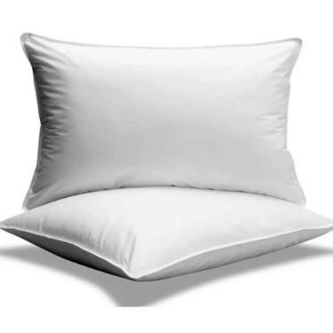Travesseiro Fibra Siliconizada Suporte Firme Antialrgico 50cm x 70 cm