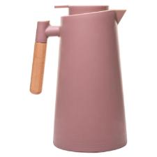 Garrafa Trmica em Plstico com Cabo de Madeira Lehav Akita 1L Rosa