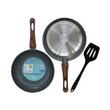 Jogo 2 frigideiras antiaderente Nanocermica Granito Lehav 20cm e 24cm