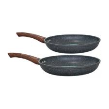 Jogo 2 frigideiras antiaderente Nanocermica Granito Lehav 20cm e 24cm