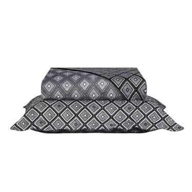 KIT COLCHA SOLTEIRO 2 PEAS PATCHWORK MICROFIBRA HUGO 240X160CM